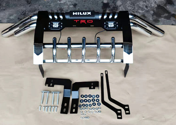 Mua Thanh lưới tản nhiệt xe tải bằng thép kim loại đen Hilux Vigo Bull Bar online manufacture